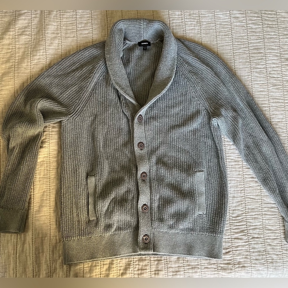 Express Men’s Shawl Collar Cardigan